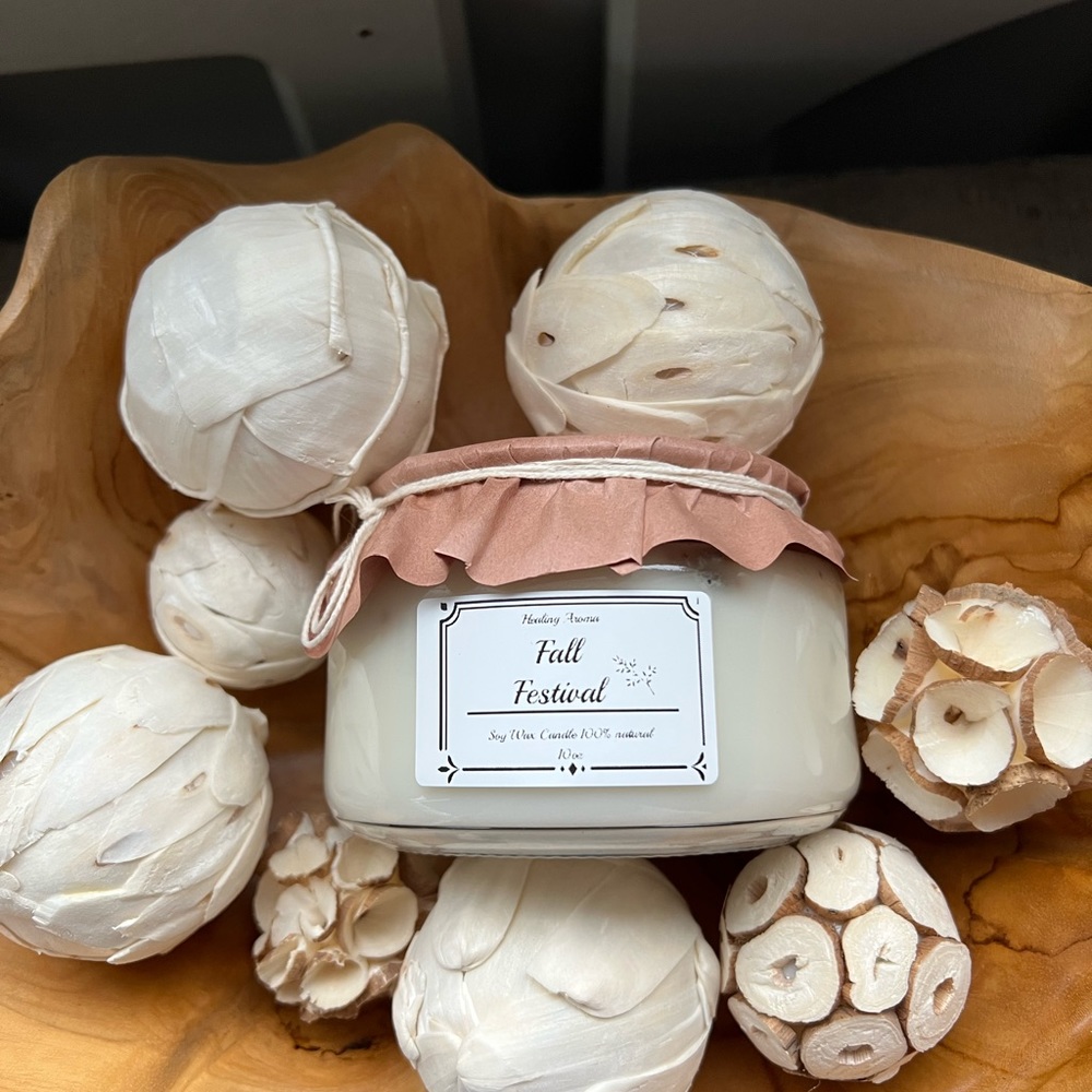 Fall Festival Soy Wax Candle 10oz